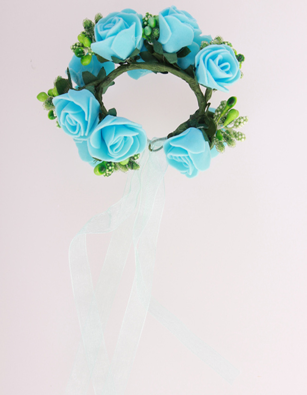 Rochelle Bridesmaid Corsage in Baby Blue